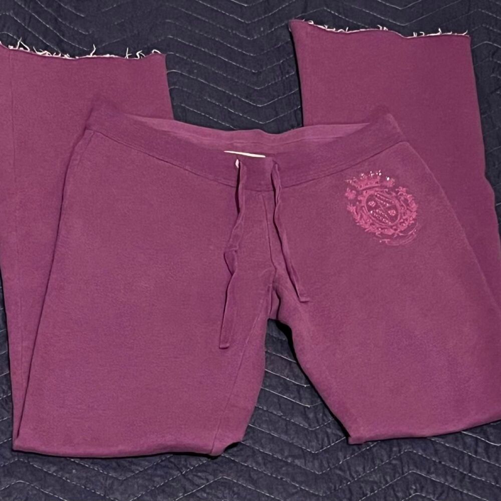 Unbranded Women's Purple and Burgundy Joggers-tracksuits